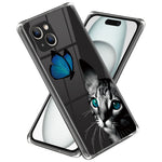 For iPhone 15 Soft TPU Case Mobile Phone Cover IMD Pattern Printing