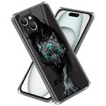 For iPhone 15 Soft TPU Case Mobile Phone Cover IMD Pattern Printing