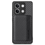 Xiaomi Redmi Note 13 5G-skal med kolfiberstruktur, PU-läderbeläggning, PC+TPU-mobilskal