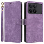For Xiaomi Redmi K70E 5G / Poco X6 Pro 5G Wallet Case RFID Blocking Phone Cover with Hand Strap