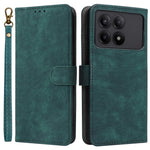 For Xiaomi Redmi K70E 5G / Poco X6 Pro 5G Wallet Case RFID Blocking Phone Cover with Hand Strap