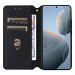 Xiaomi Redmi K70E 5G / Poco X6 Pro 5G-skal med rombmönster i läder