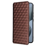 Xiaomi Redmi K70E 5G / Poco X6 Pro 5G-skal med rombmönster i läder