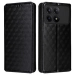 Xiaomi Redmi K70E 5G / Poco X6 Pro 5G-skal med rombmönster i läder
