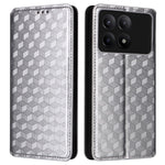 Xiaomi Redmi K70E 5G / Poco X6 Pro 5G-skal med rombmönster i läder