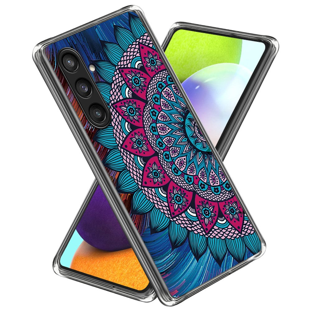 For Samsung Galaxy S24+ TPU Case Pattern Printed Anti-scratch Phone Cover