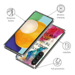 For Samsung Galaxy S23 FE IMD Pattern Case Soft TPU Anti-Scratch Back Cover