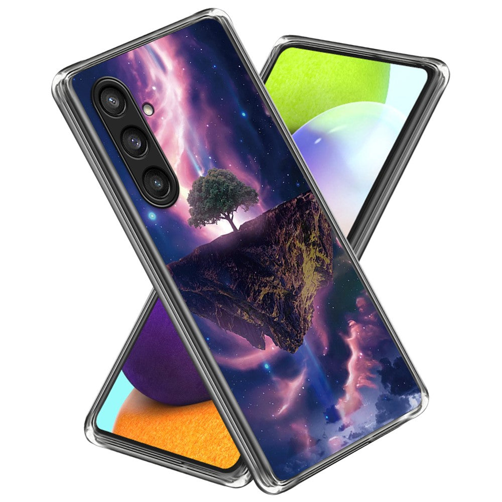 For Samsung Galaxy S23 FE IMD Pattern Case Soft TPU Anti-Scratch Back Cover