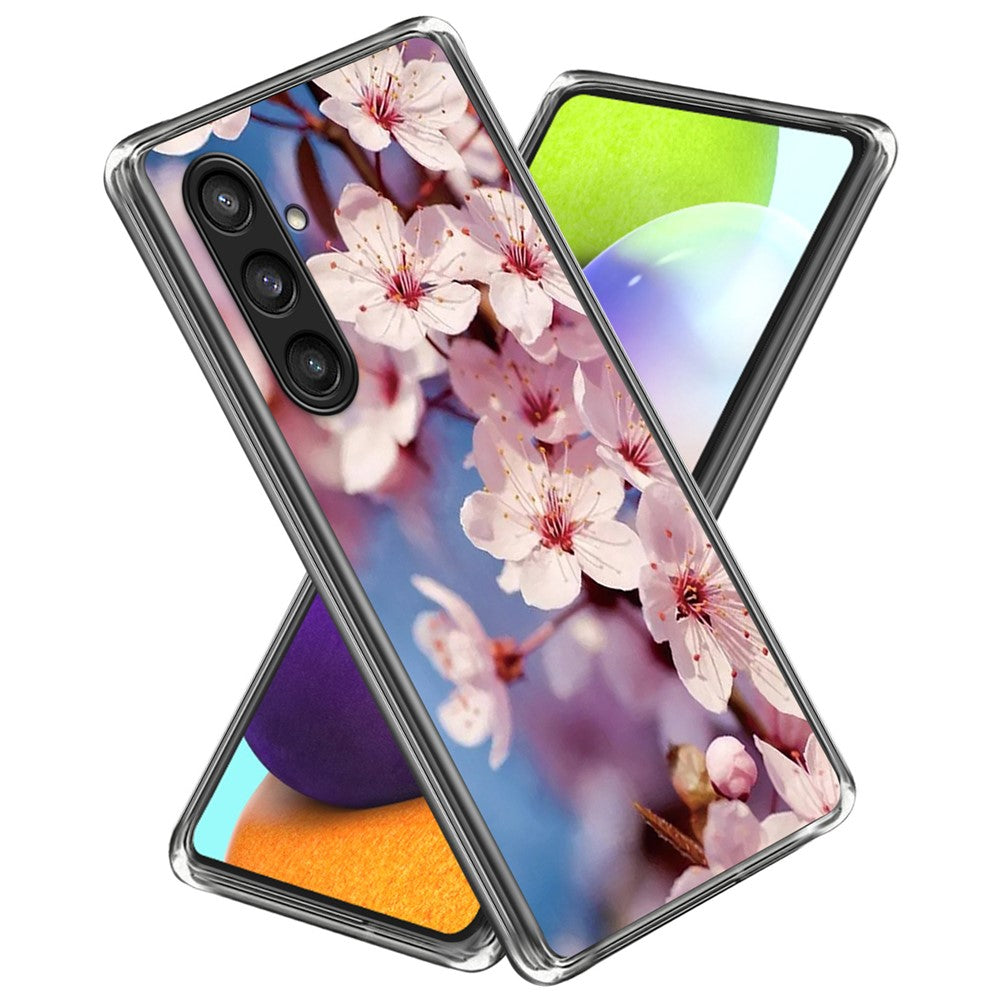 For Samsung Galaxy S23 FE IMD Pattern Case Soft TPU Anti-Scratch Back Cover