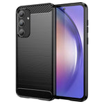 Phone Case For Samsung Galaxy A55 5G Carbon Fiber Texture TPU Phone Cover