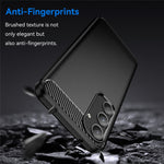 Phone Case For Samsung Galaxy A55 5G Carbon Fiber Texture TPU Phone Cover