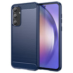 Phone Case For Samsung Galaxy A55 5G Carbon Fiber Texture TPU Phone Cover