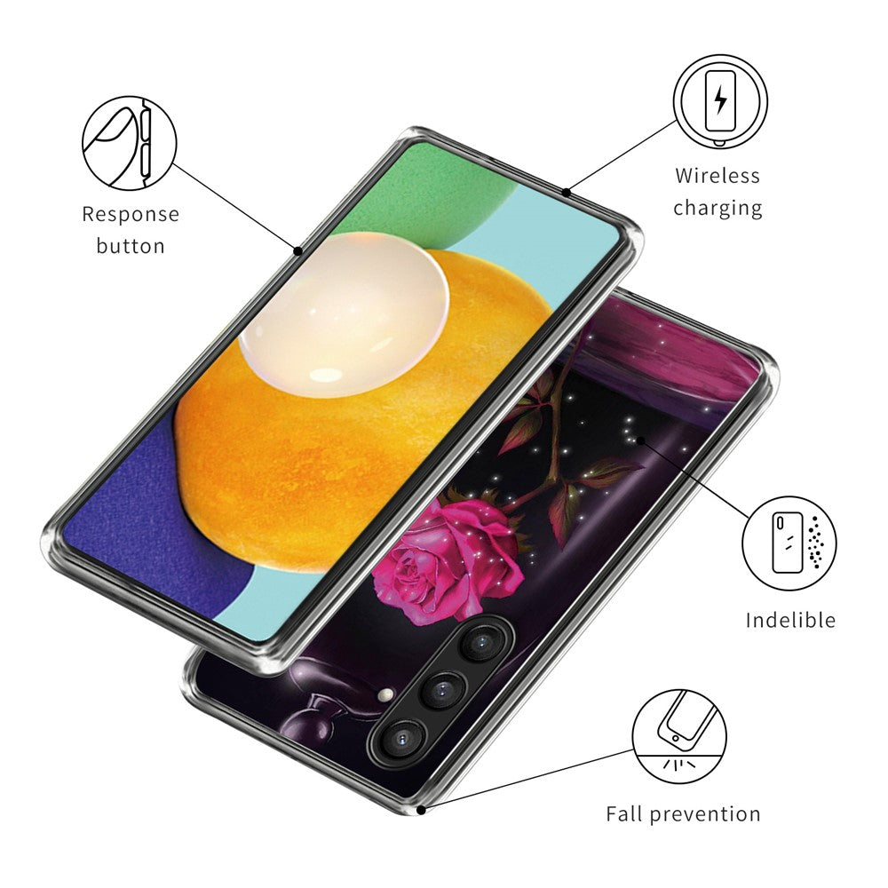 For Samsung Galaxy S24+ TPU Protective Case Art Pattern Printing Phone Cover