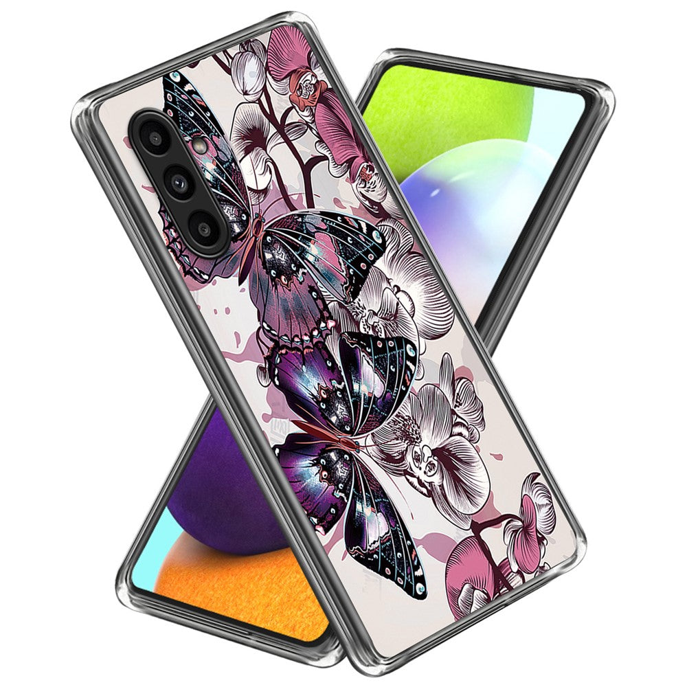 Samsung Galaxy A14 4G / 5G TPU-mobilskal IMD-mönster Moderiktigt tunt skyddande fodral