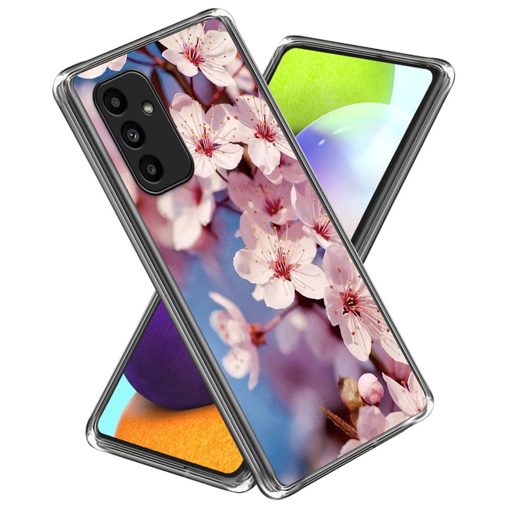 Til Samsung Galaxy A15 4G / 5G TPU Cover med Mønsterprint Ridsefast Stødabsorberende