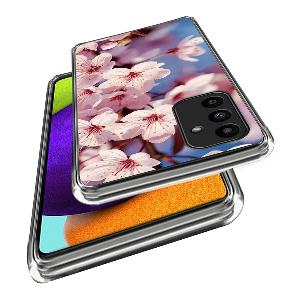 Til Samsung Galaxy A15 4G / 5G TPU Cover med Mønsterprint Ridsefast Stødabsorberende