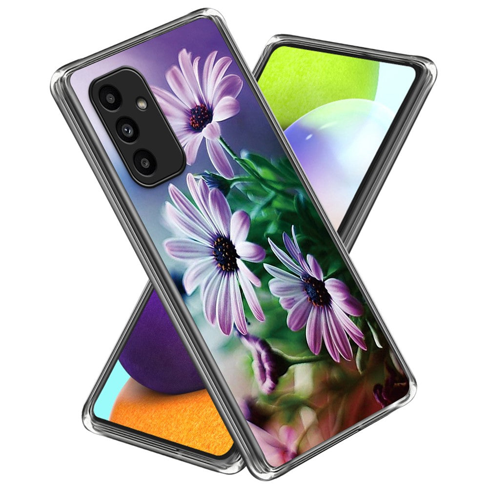 Til Samsung Galaxy A15 4G / 5G TPU Cover med Mønsterprint Ridsefast Stødabsorberende