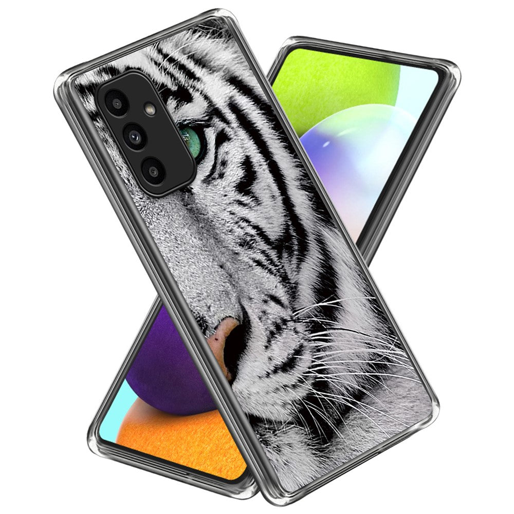 Til Samsung Galaxy A15 4G / 5G TPU Cover med Mønsterprint Ridsefast Stødabsorberende