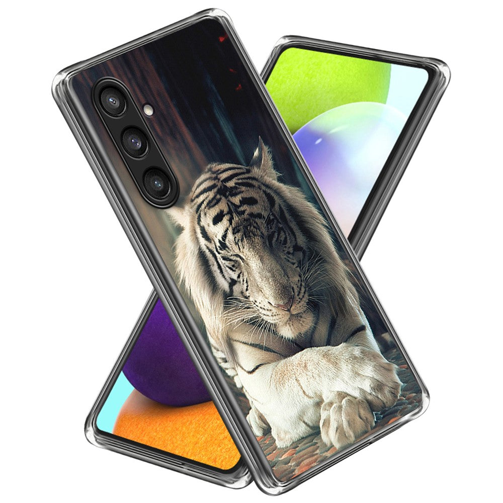 For Samsung Galaxy S23 FE Phone Cover Soft TPU Case with Pattern Printing
