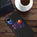 For Huawei nova 12 Pro 5G / nova 12 Ultra 5G Card Slot Phone Case PU Leather Coated Hard PC Cover