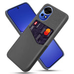 For Huawei nova 12 Pro 5G / nova 12 Ultra 5G Card Slot Phone Case PU Leather Coated Hard PC Cover