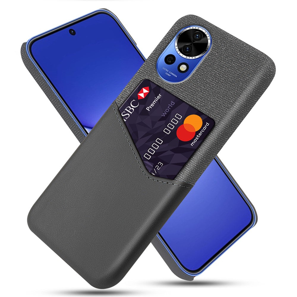 For Huawei nova 12 Pro 5G / nova 12 Ultra 5G Card Slot Phone Case PU Leather Coated Hard PC Cover