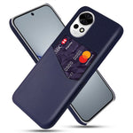 Huawei Nova 12 5G Tygtextur mobilskal Korthållare Läderbelagt PC-skydd