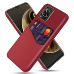 For Huawei Enjoy 70 4G / nova Y72 4G Phone Case with Card Slot Cloth Texture Leather + PC Cover