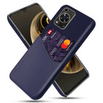 Huawei Enjoy 70 4G / nova Y72 4G mobilskal med kortplats tygstruktur läder + PC-skal