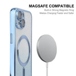 ENAKY HAT PRINCE Til iPhone 14 Magnetisk Cover Kompatibel med MagSafe Glitter TPU Cover