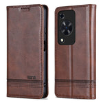 AZNS For Huawei Enjoy 70 4G / nova Y72 4G PU Leather Wallet Case Magnetic Absorption Flip Phone Cover