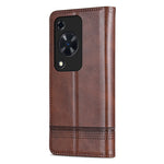 AZNS For Huawei Enjoy 70 4G / nova Y72 4G PU Leather Wallet Case Magnetic Absorption Flip Phone Cover