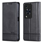 AZNS För Huawei Enjoy 70 4G / Nova Y72 4G PU-läder plånboksfodral magnetiskt absorberande vikbart mobilfodral
