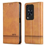 AZNS For Huawei Enjoy 70 4G / nova Y72 4G PU Leather Wallet Case Magnetic Absorption Flip Phone Cover