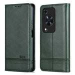 AZNS För Huawei Enjoy 70 4G / Nova Y72 4G PU-läder plånboksfodral magnetiskt absorberande vikbart mobilfodral