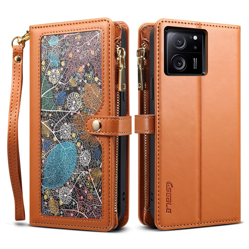 ESEBLE For Xiaomi Redmi K60 Ultra / 13T / 13T Pro Case Wallet Stand Phone Cover