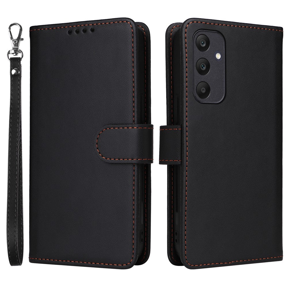 For Samsung Galaxy A25 5G (Global) (161mm) Magnetic Case BETOPNICE Detachable PU Leather Phone Cover with Strap