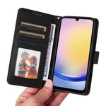 For Samsung Galaxy A25 5G (Global) (161mm) Magnetic Case BETOPNICE Detachable PU Leather Phone Cover with Strap
