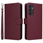 For Samsung Galaxy A25 5G (Global) (161mm) Magnetic Case BETOPNICE Detachable PU Leather Phone Cover with Strap