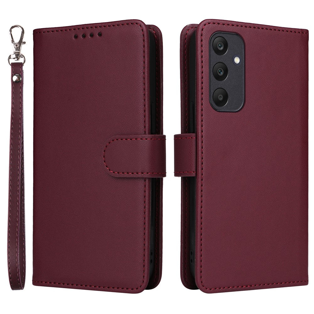 For Samsung Galaxy A25 5G (Global) (161mm) Magnetic Case BETOPNICE Detachable PU Leather Phone Cover with Strap