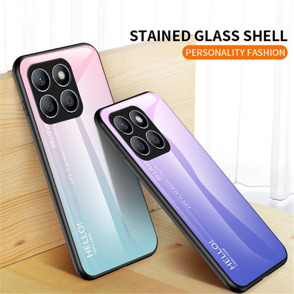 Hærdet glas cover til Honor X8b 4G anti-drop telefonbagside