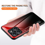 Hærdet glas cover til Honor X8b 4G anti-drop telefonbagside