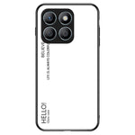 Hærdet glas cover til Honor X8b 4G anti-drop telefonbagside