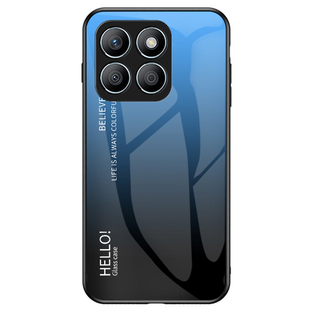 Hærdet glas cover til Honor X8b 4G anti-drop telefonbagside