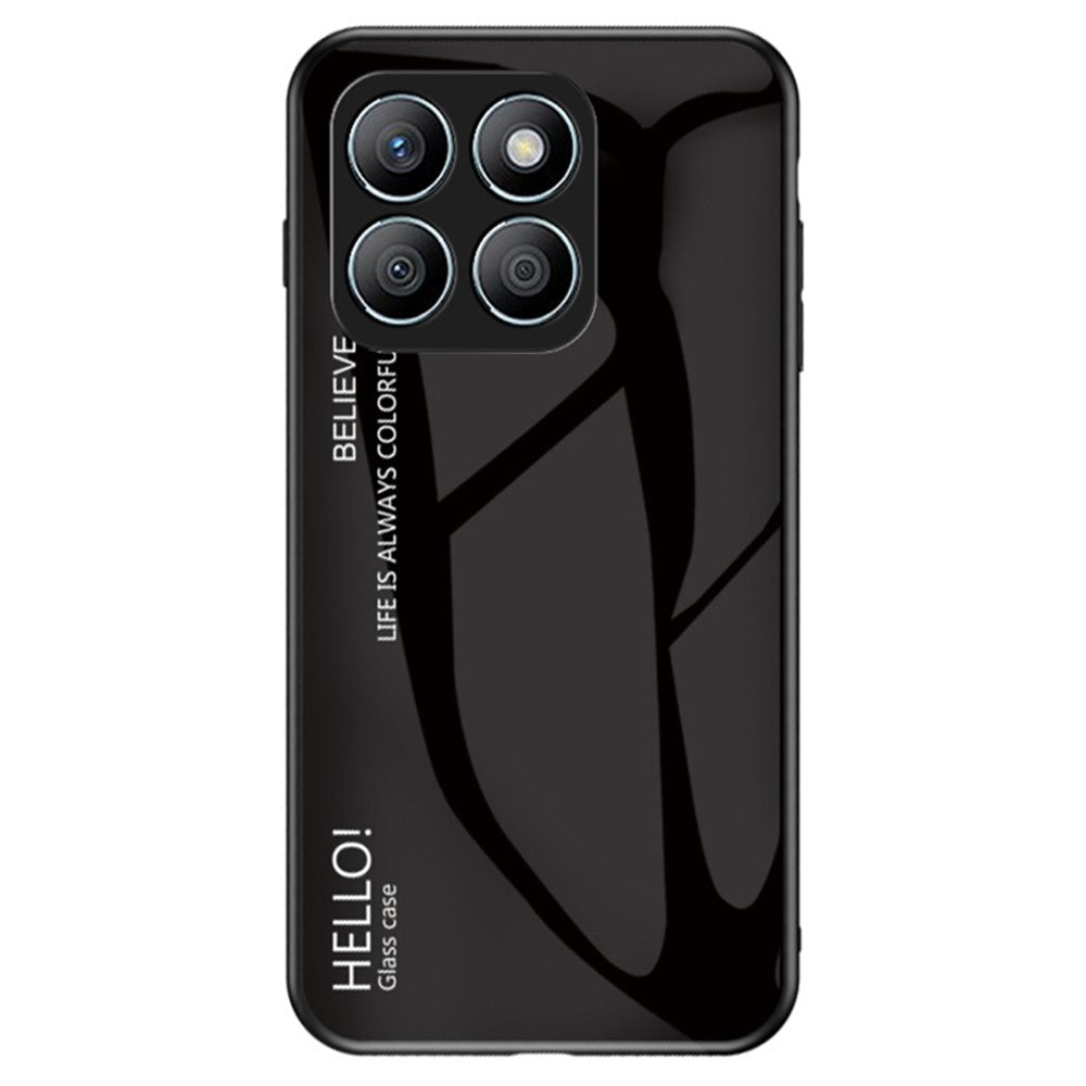 Hærdet glas cover til Honor X8b 4G anti-drop telefonbagside