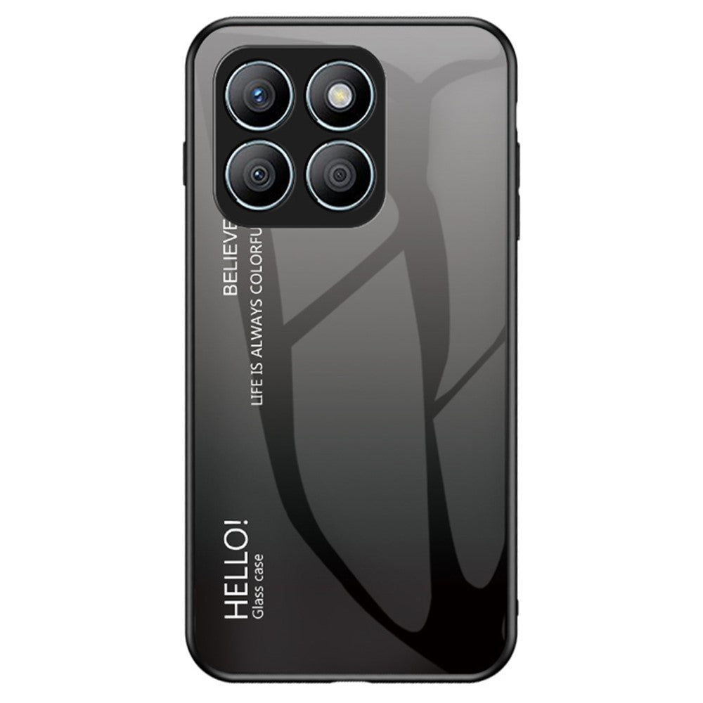 Hærdet glas cover til Honor X8b 4G anti-drop telefonbagside