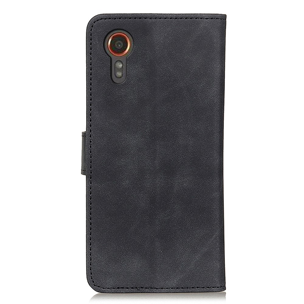 KHAZNEH For Samsung Galaxy Xcover7 Retro Style Case Leather Drop-proof Wallet Phone Cover