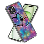 For iPhone 15 Plus Case Soft TPU Pattern Printing Smart Phone Cover