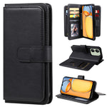 For Xiaomi Redmi 13C 4G / 13C 5G / 13R 5G / Poco M6 5G / Poco C65 4G Leather Case Wallet 10 Card Slots