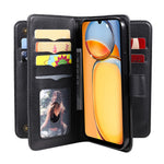 For Xiaomi Redmi 13C 4G / 13C 5G / 13R 5G / Poco M6 5G / Poco C65 4G Leather Case Wallet 10 Card Slots